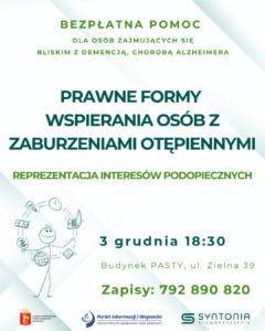 Prawne formy wspierania osób z zaburzeniami