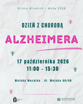 bezpłatne wydarzenie dla opiekunów rodzinnych, dzień z chorobą Alzheimera